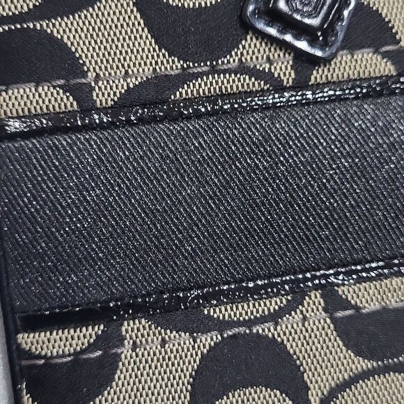 Authentic EUC Coach signature canvas wallet Wristlet designer luxury - Picture 5 of 8